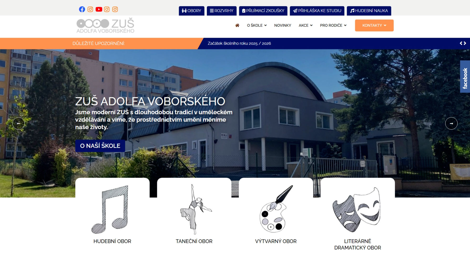 Spustili jsme nové webové stránky